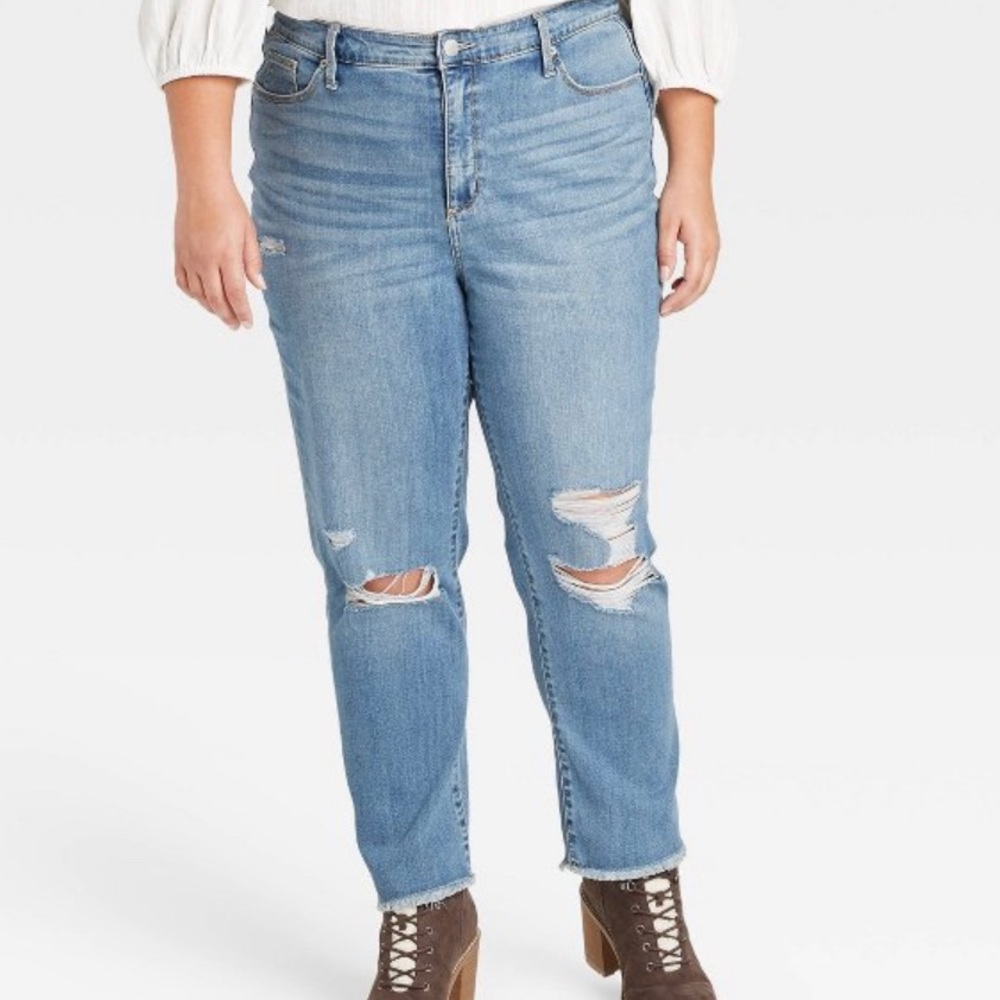 NWT Women’s Jeans High Rise Straight Leg Plus Size 22W